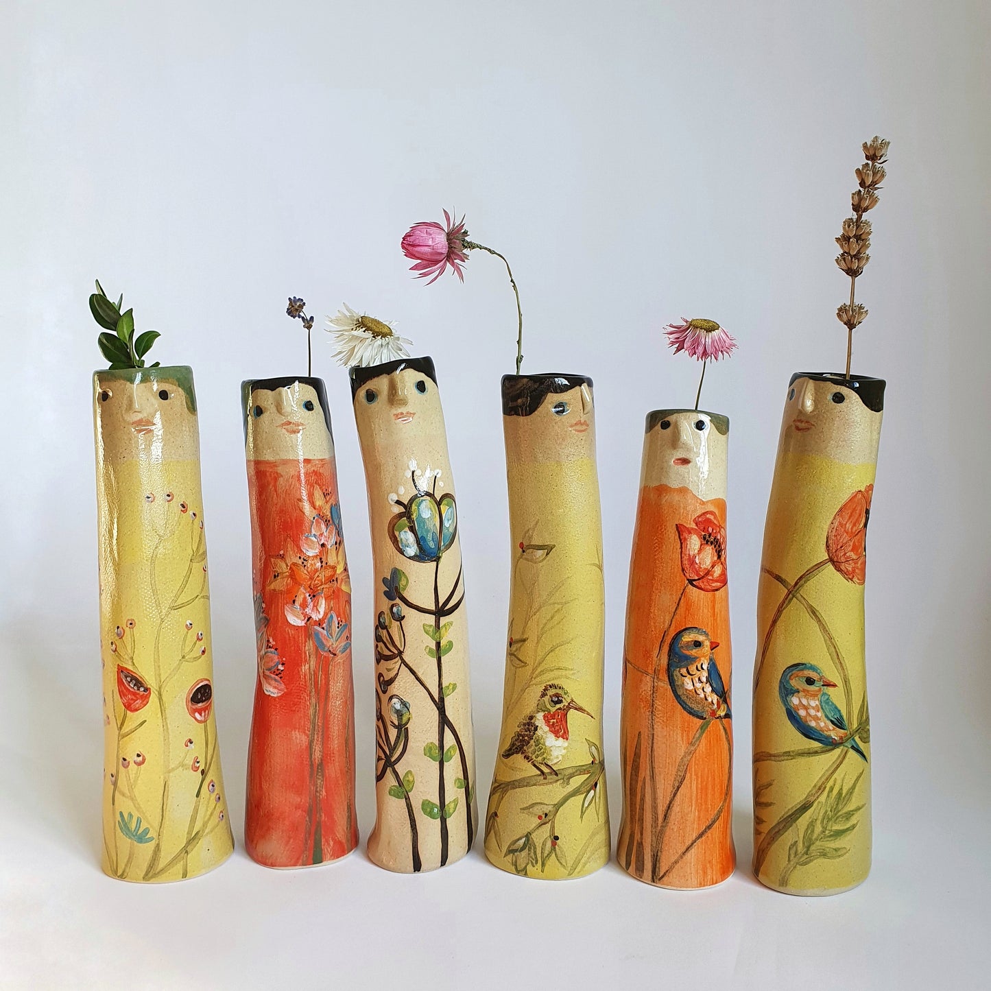 Summer Family Bud Vases - Ceramic Connoisseur
