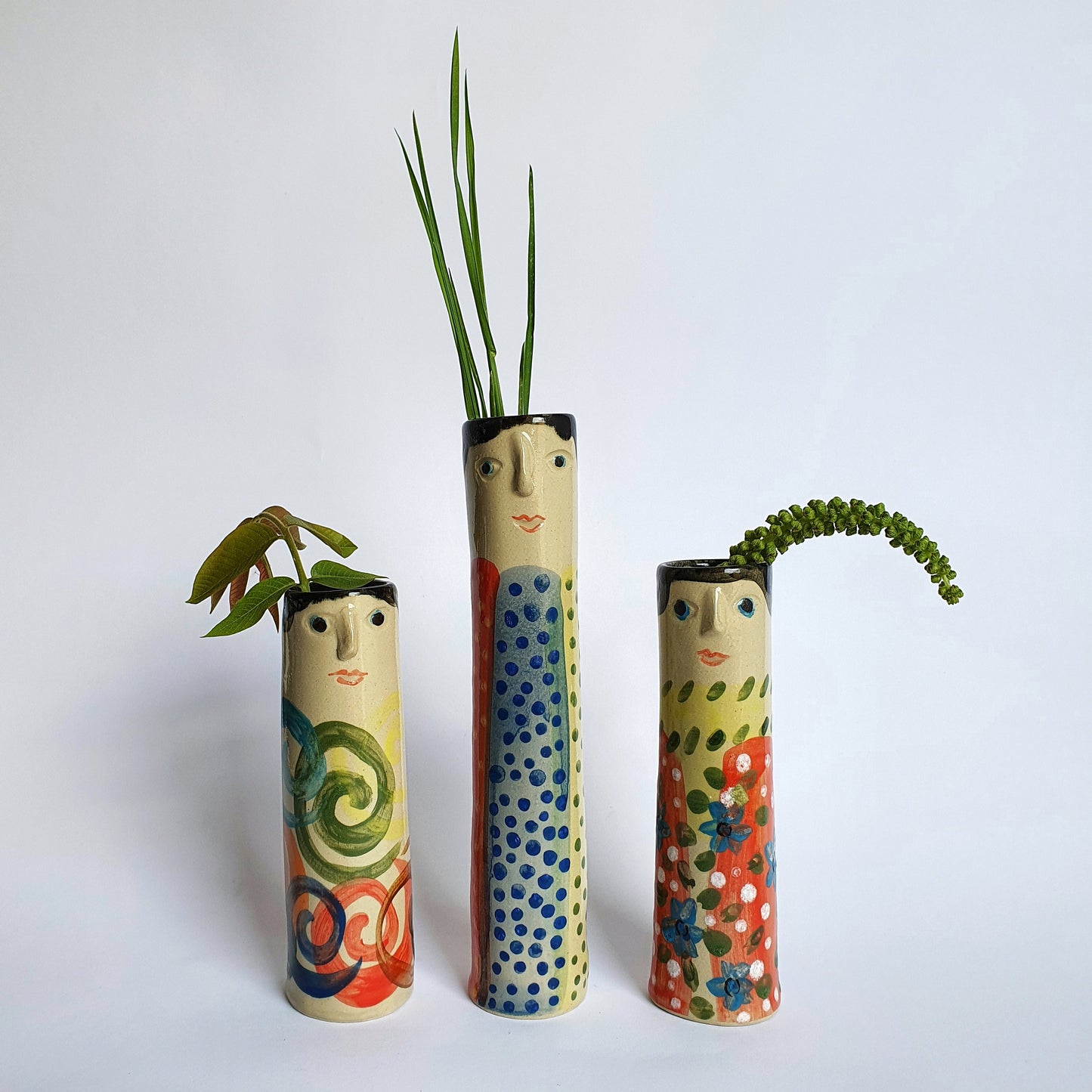 Crazy Family Bud Vases - Ceramic Connoisseur