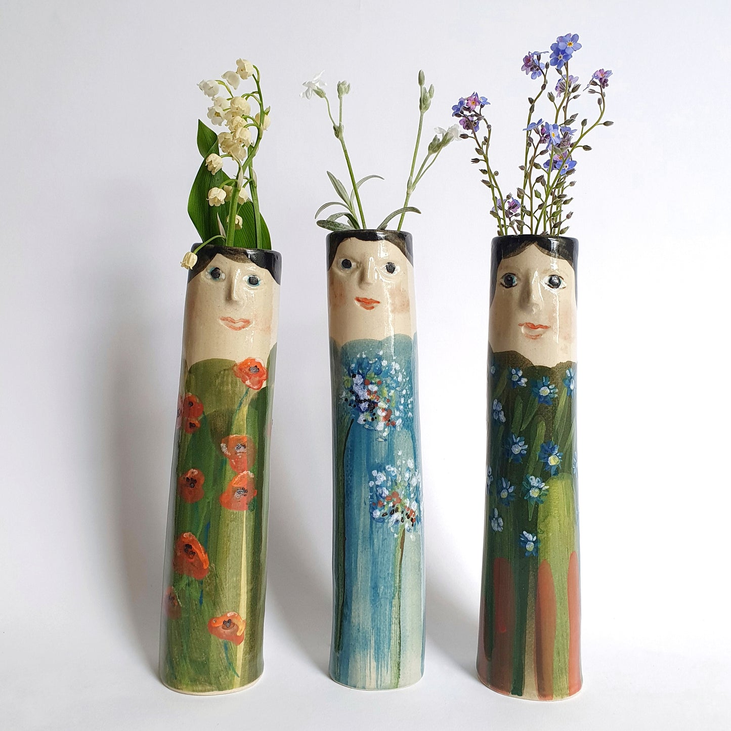 Flower Family Bud Vases - Ceramic Connoisseur