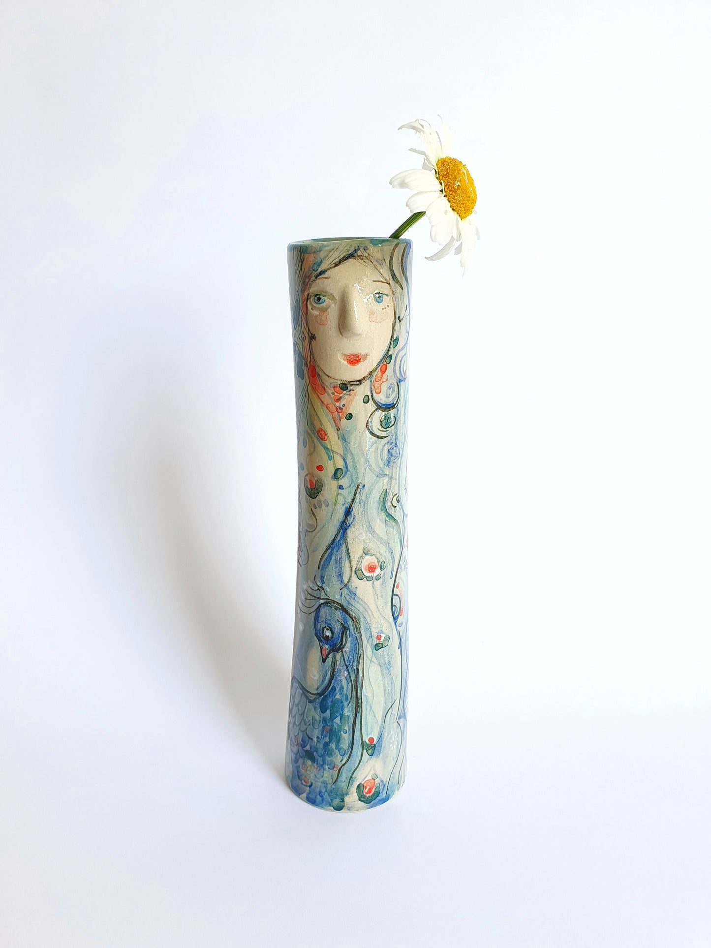 Peacock Family Bud Vases - Ceramic Connoisseur