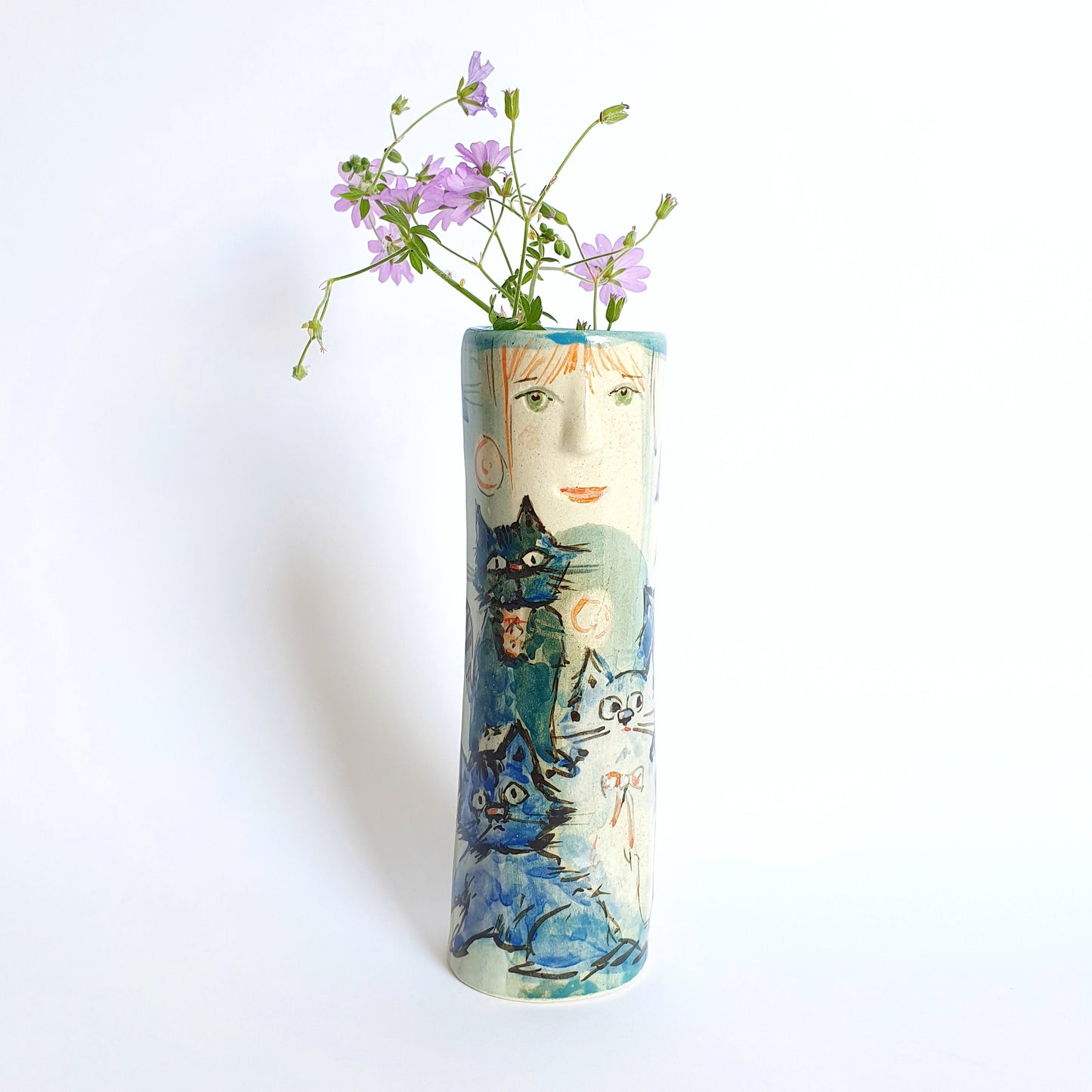 Cats Bud Vases - Ceramic Connoisseur