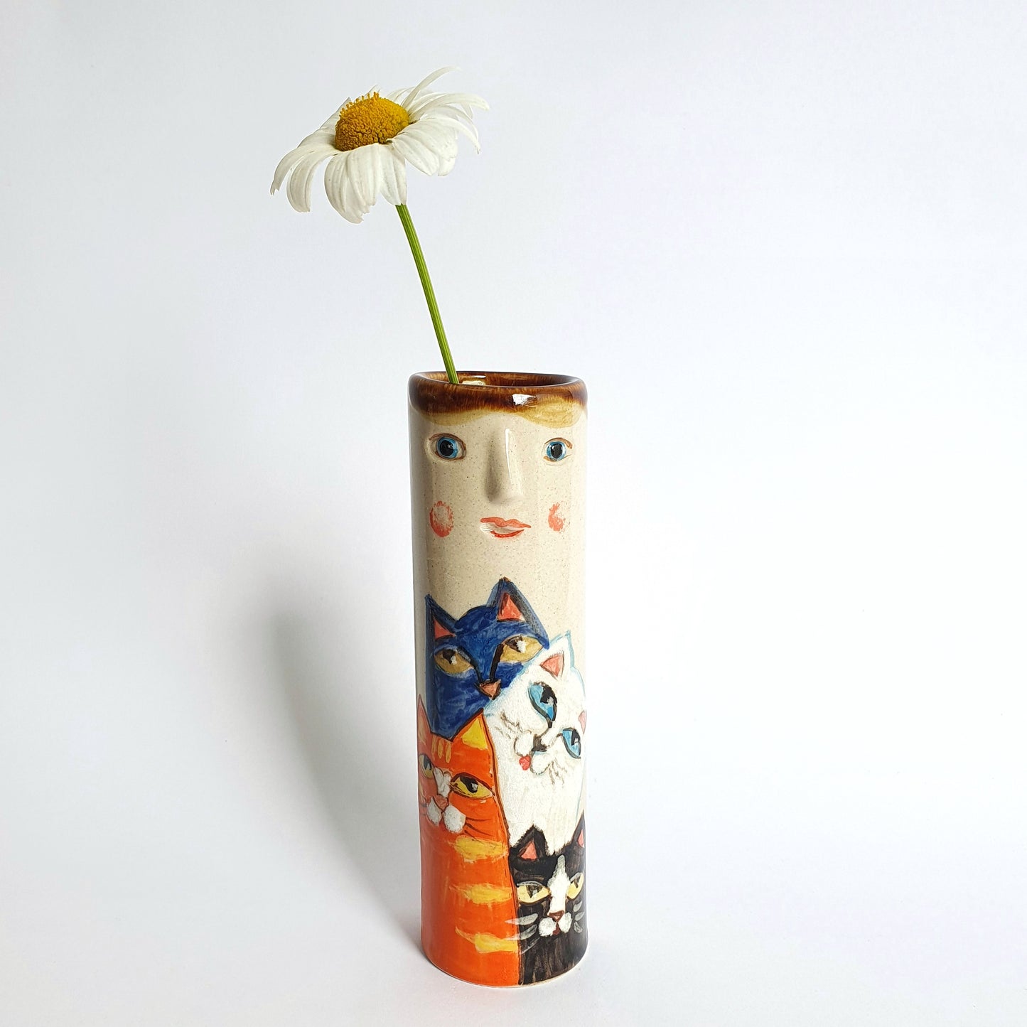 Petite Cats Bud Vases - Ceramic Connoisseur