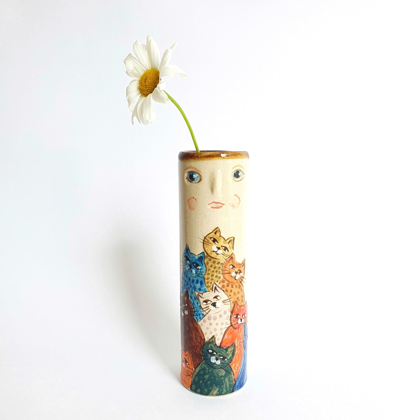 Petite Cats Bud Vases - Ceramic Connoisseur
