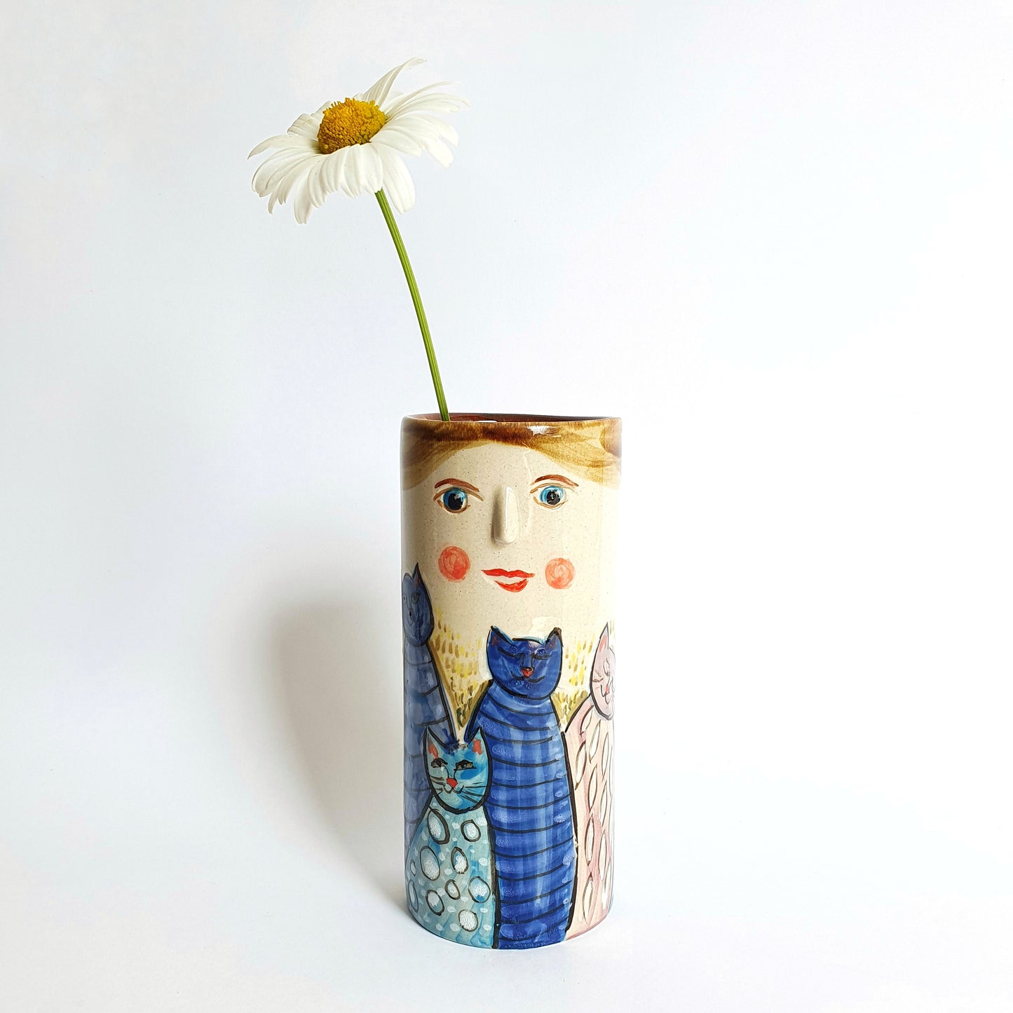 Petite Cats Bud Vases - Ceramic Connoisseur