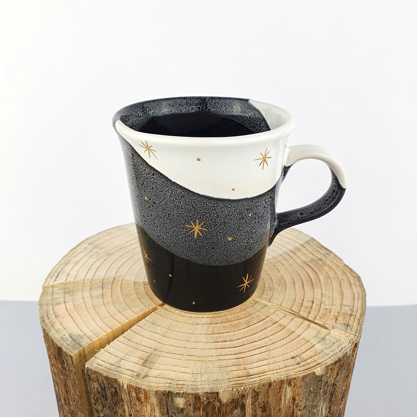 Gold Stars Petite Mugs - Ceramic Connoisseur