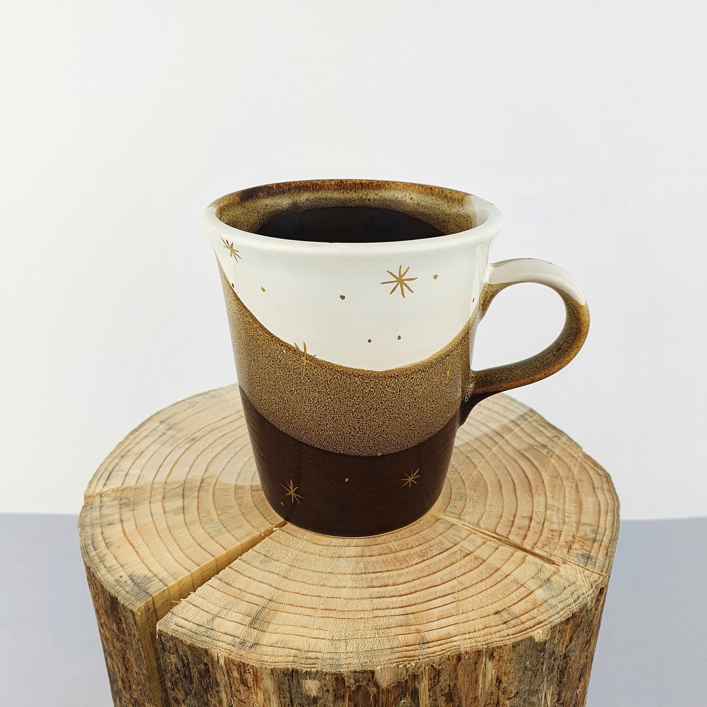 Gold Stars Petite Mugs - Ceramic Connoisseur