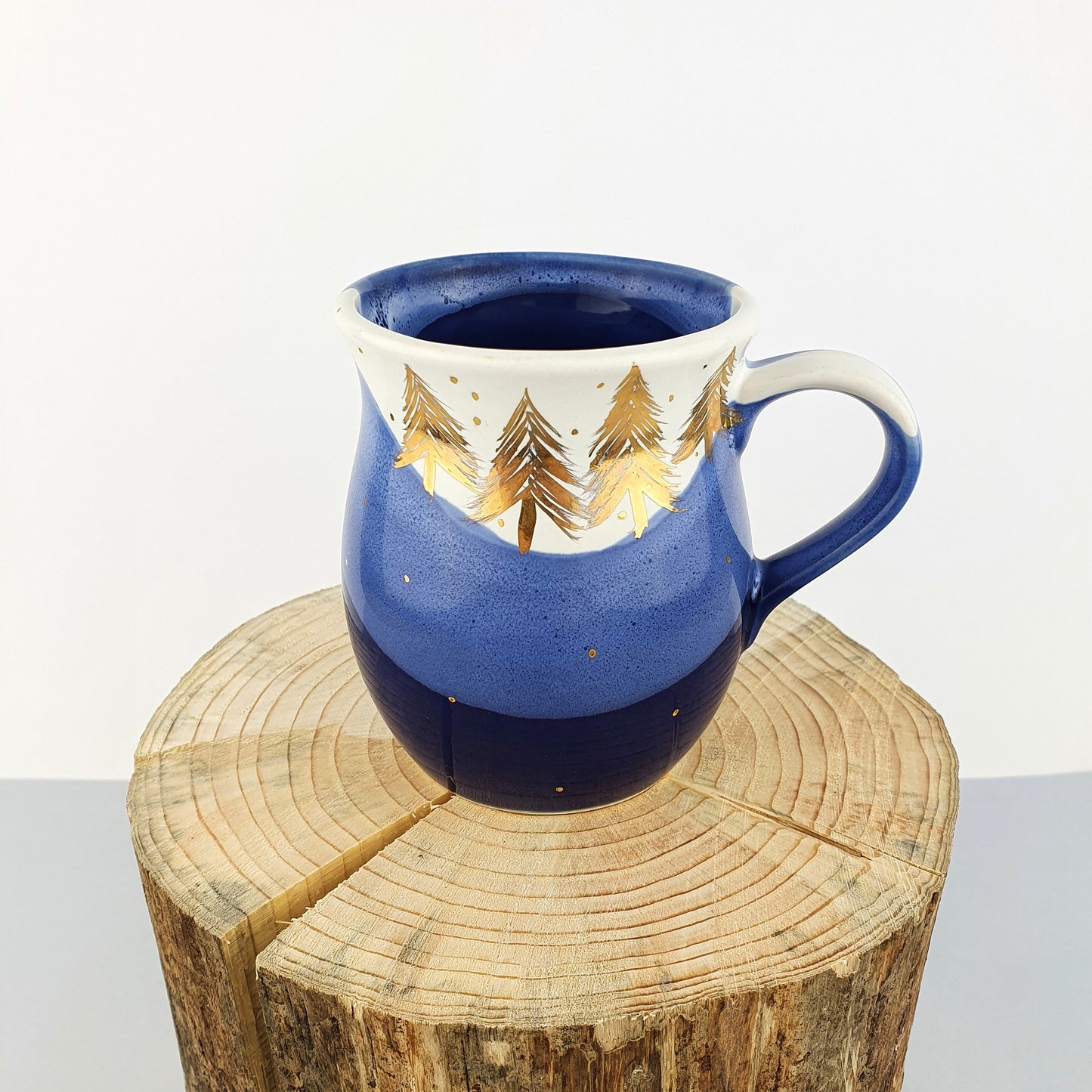 Gold Forest Belly Mugs - Ceramic Connoisseur