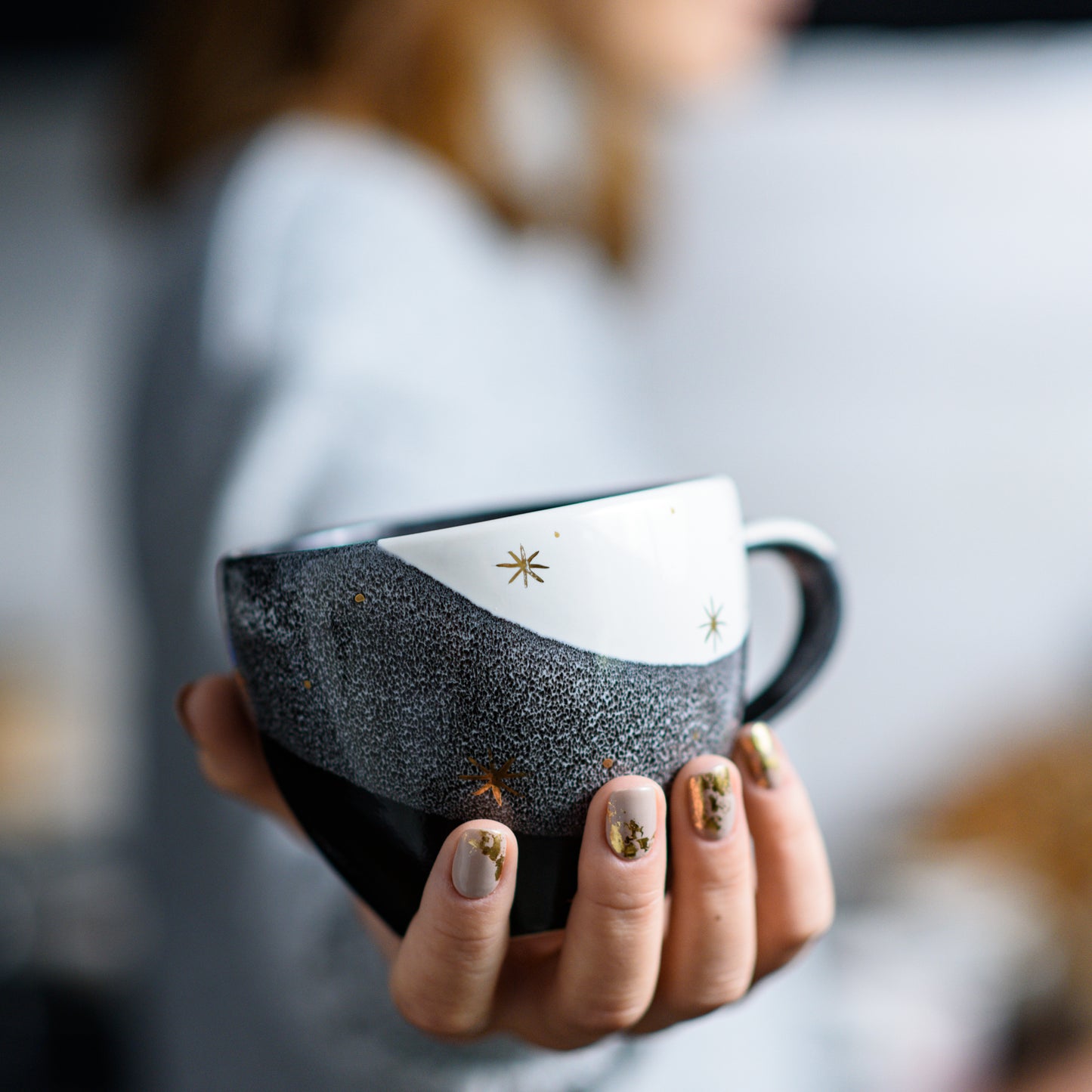 Gold Stars Cups - Ceramic Connoisseur