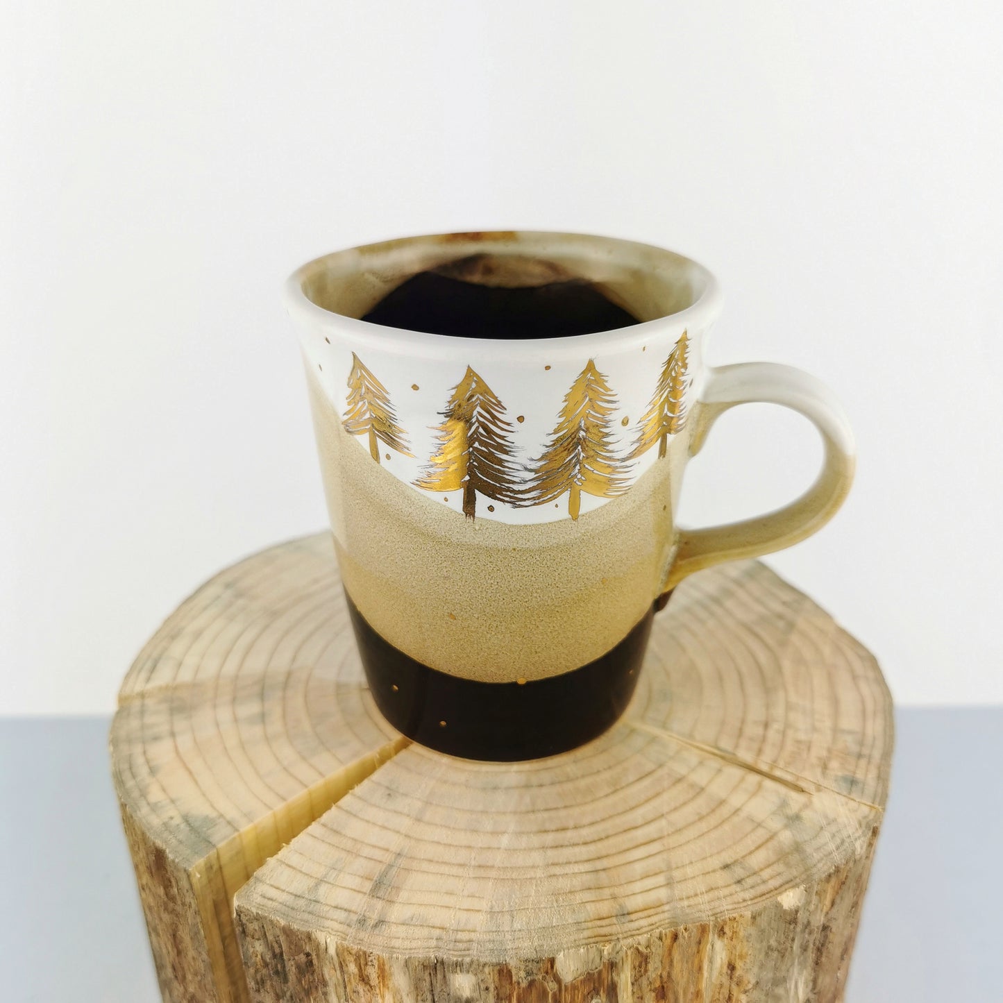 Gold Forest Petite Mugs - Ceramic Connoisseur