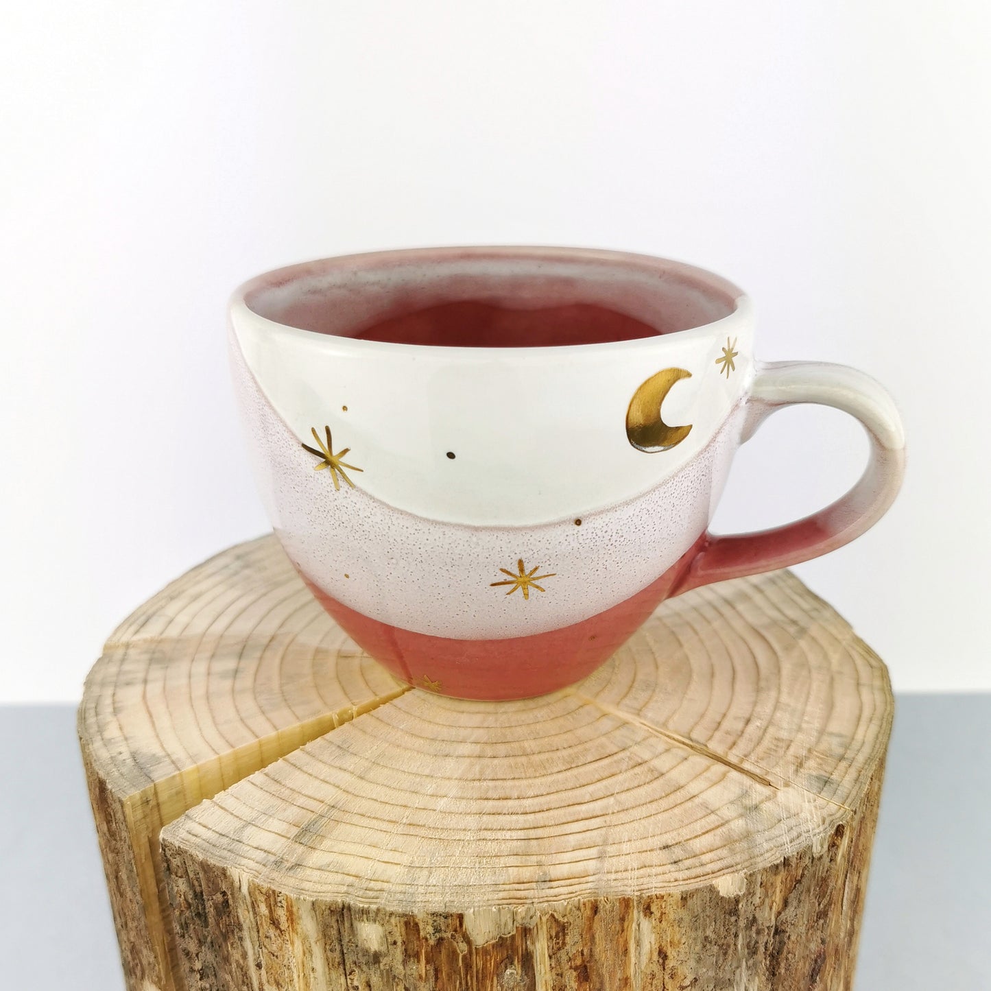 Gold Moon With Stars Cups - Ceramic Connoisseur