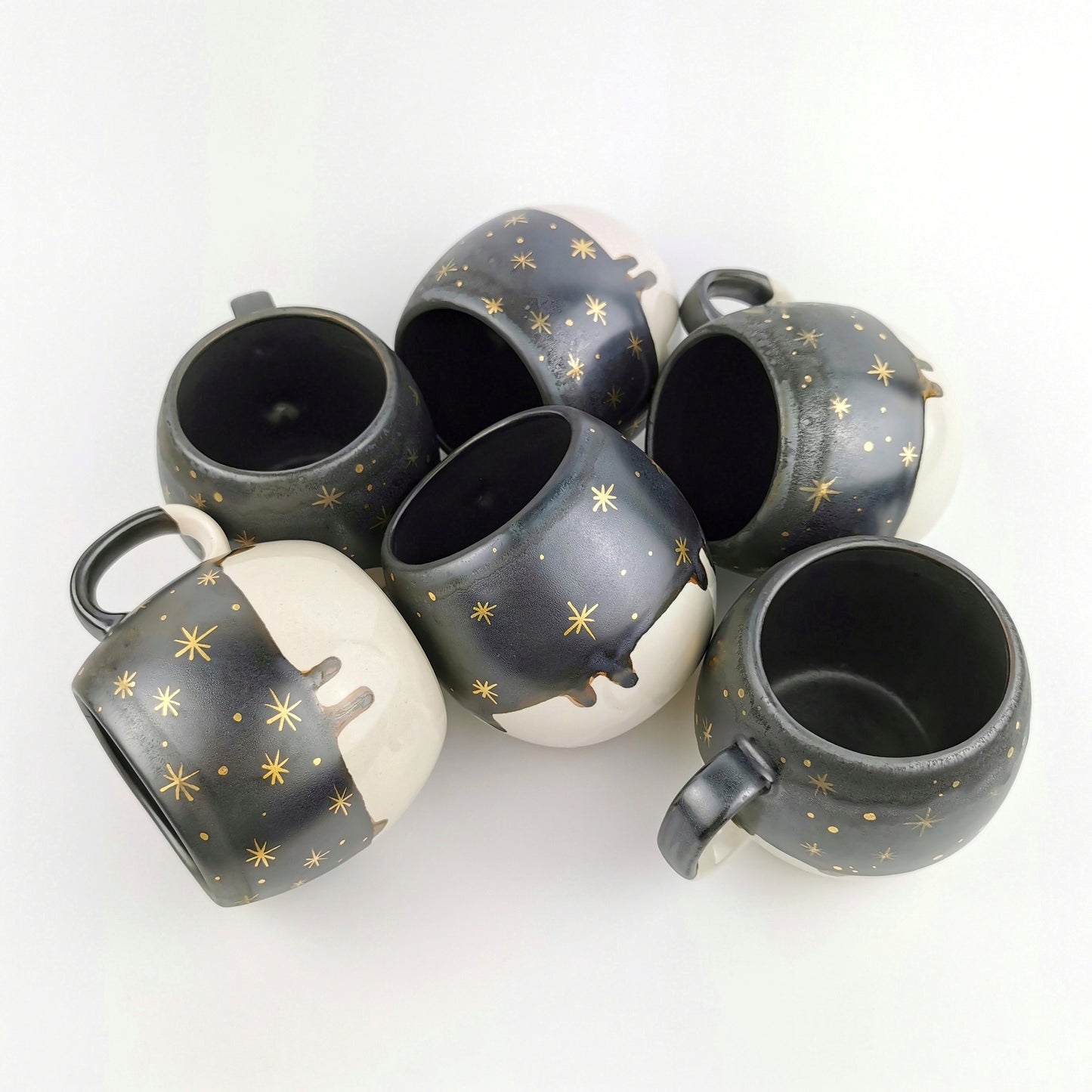Gray Barrel Mugs With Coasters - Ceramic Connoisseur
