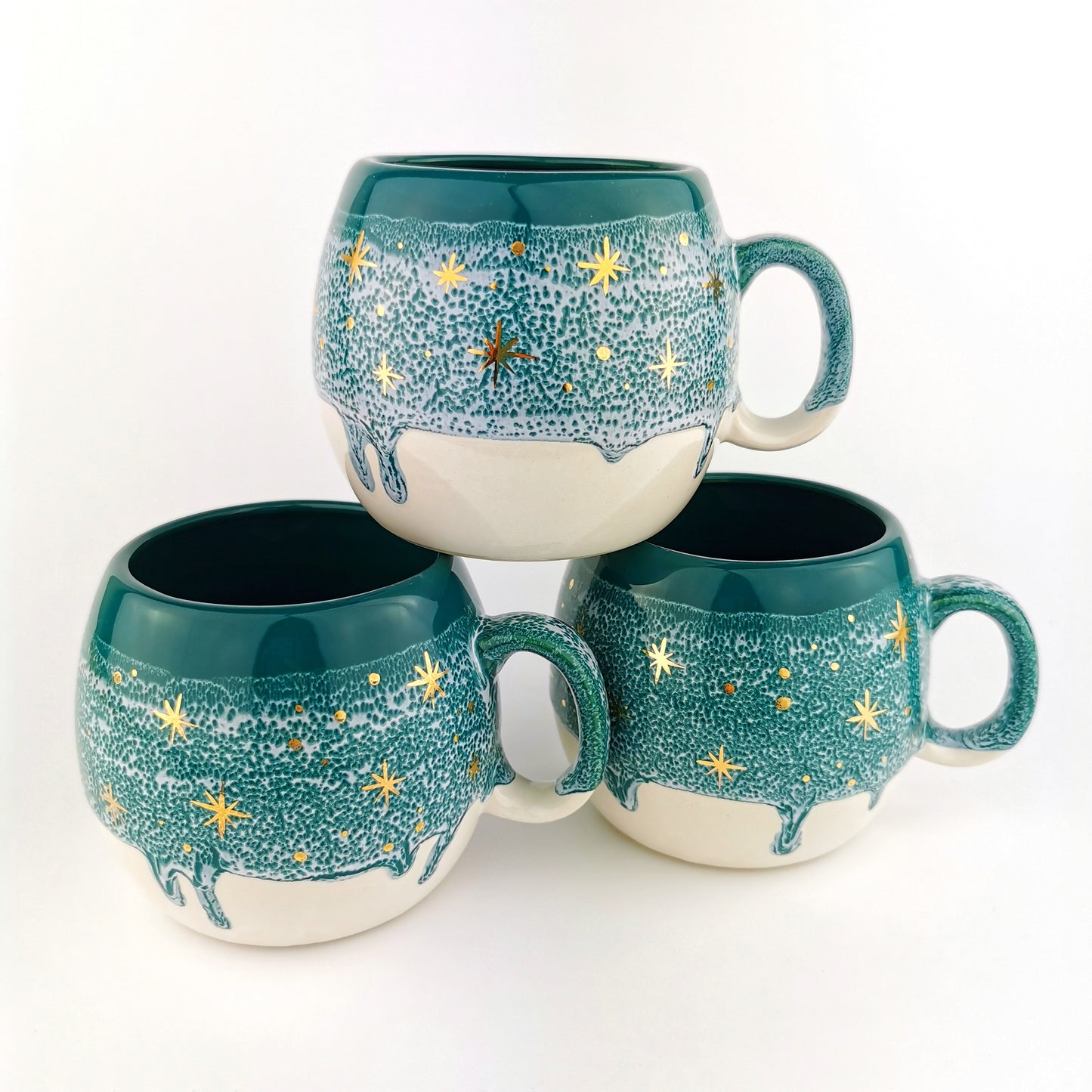 Green Barrel Mugs - Ceramic Connoisseur