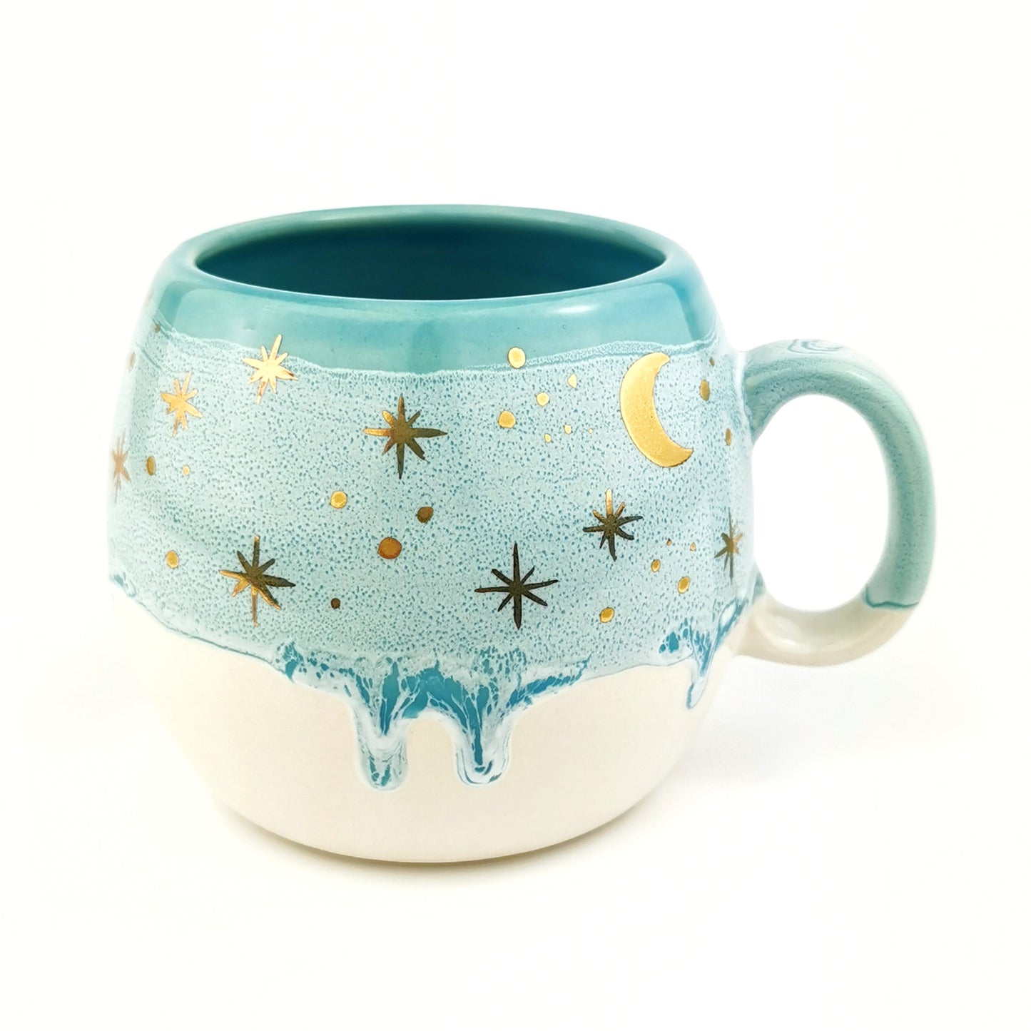 Ice Blue Barrel Mugs - Ceramic Connoisseur