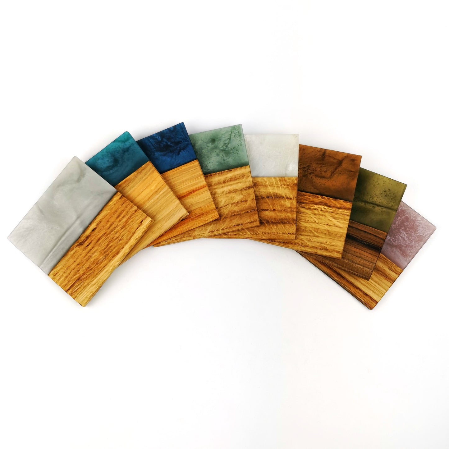 Wooden Epoxy Resin Drink Coasters - Ceramic Connoisseur