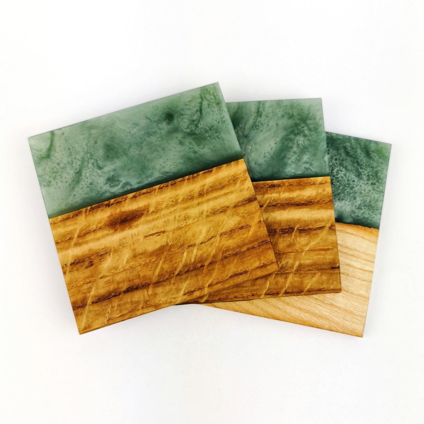 Wooden Epoxy Resin Drink Coasters - Ceramic Connoisseur