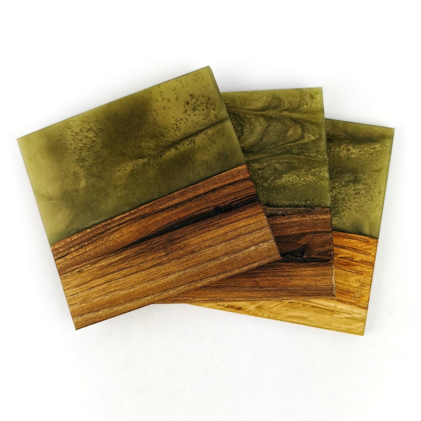 Wooden Epoxy Resin Drink Coasters - Ceramic Connoisseur