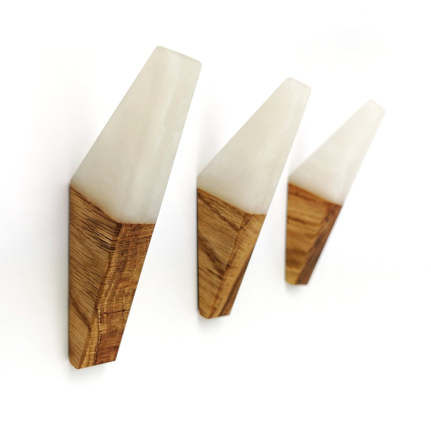 Wooden Epoxy Resin Wall Hooks - Ceramic Connoisseur