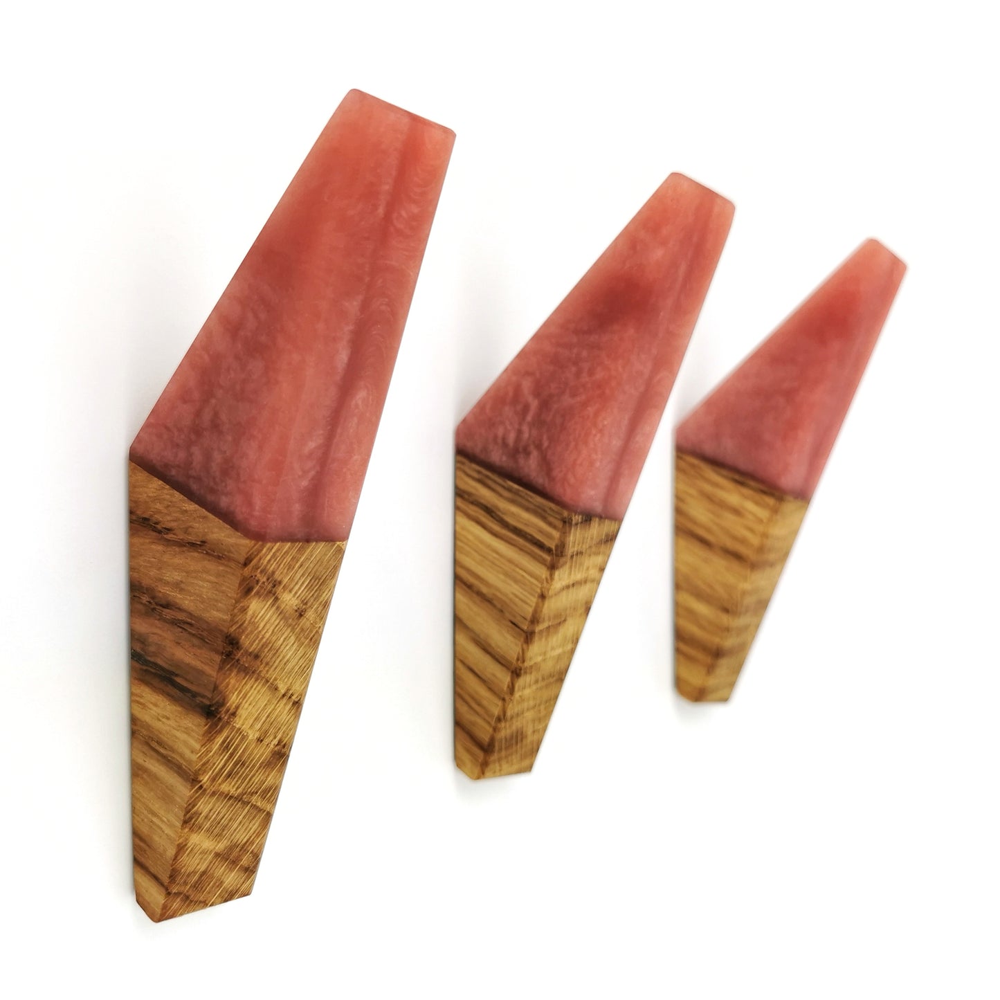 Wooden Epoxy Resin Wall Hooks - Ceramic Connoisseur