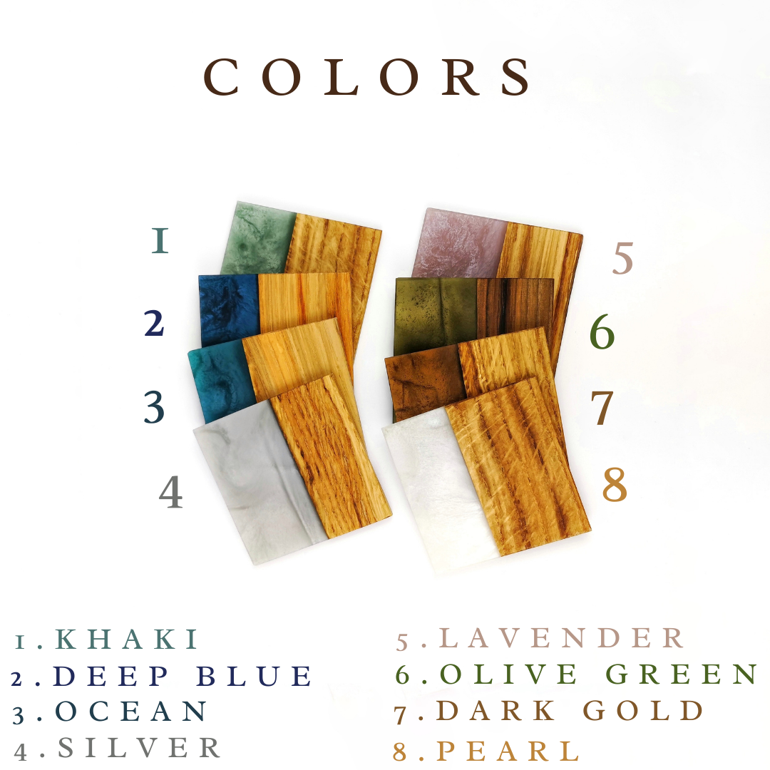 Wooden Epoxy Resin Wall Hooks - Ceramic Connoisseur