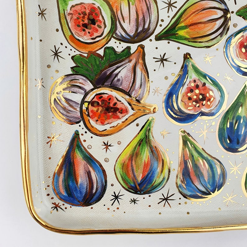 Square Fig Plate - Ceramic Connoisseur