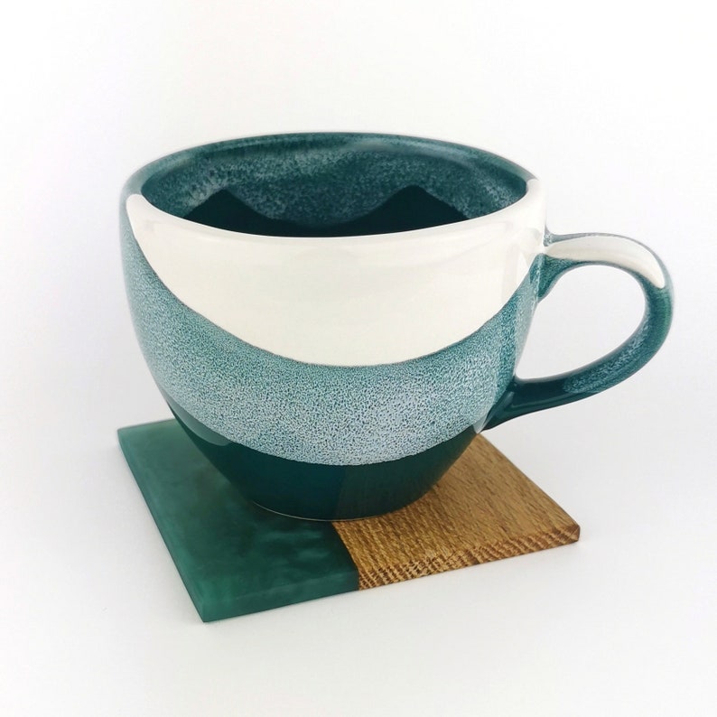 Glazed Cups With Coasters - Ceramic Connoisseur