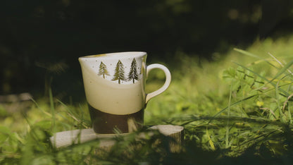Gold Forest Petite Mugs