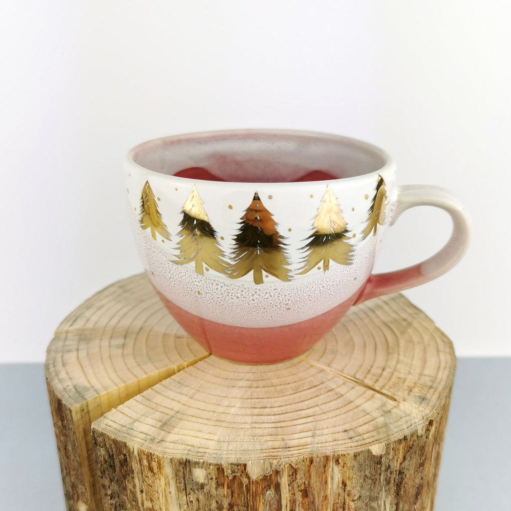 Gold Forest Cups - Ceramic Connoisseur