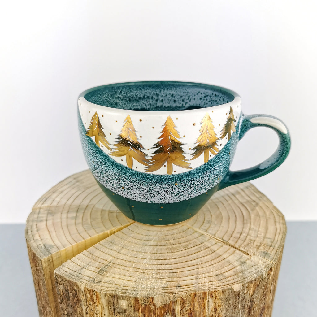 Gold Forest Cups - Ceramic Connoisseur