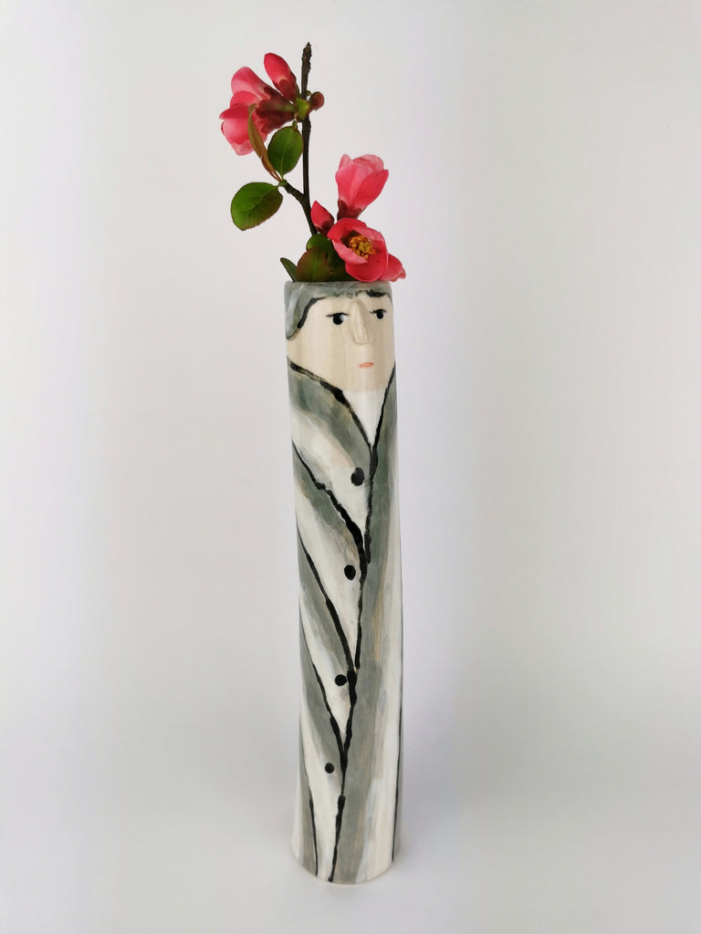 Black & White Family Bud Vases - Ceramic Connoisseur