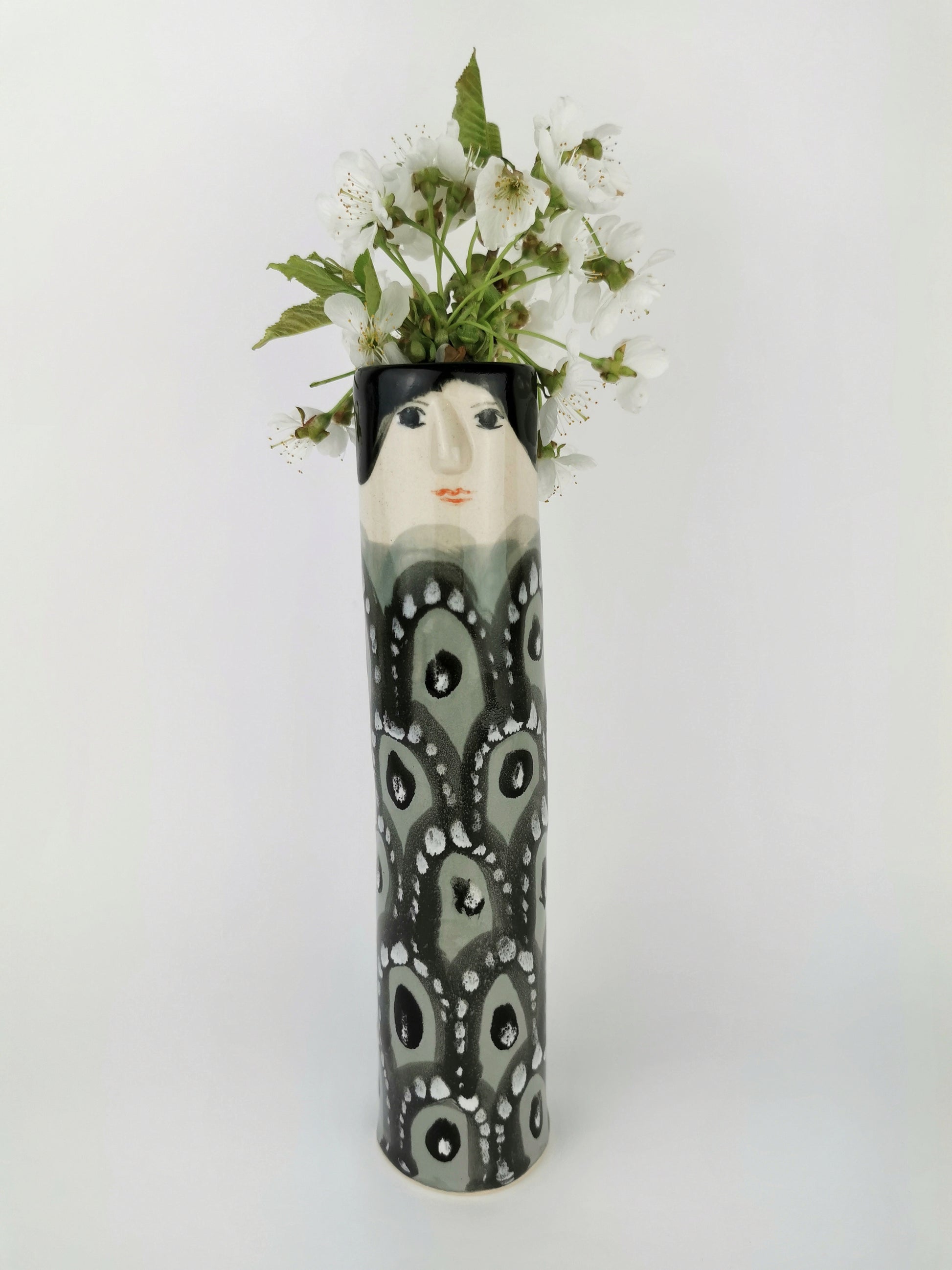 Black & White Family Bud Vases - Ceramic Connoisseur