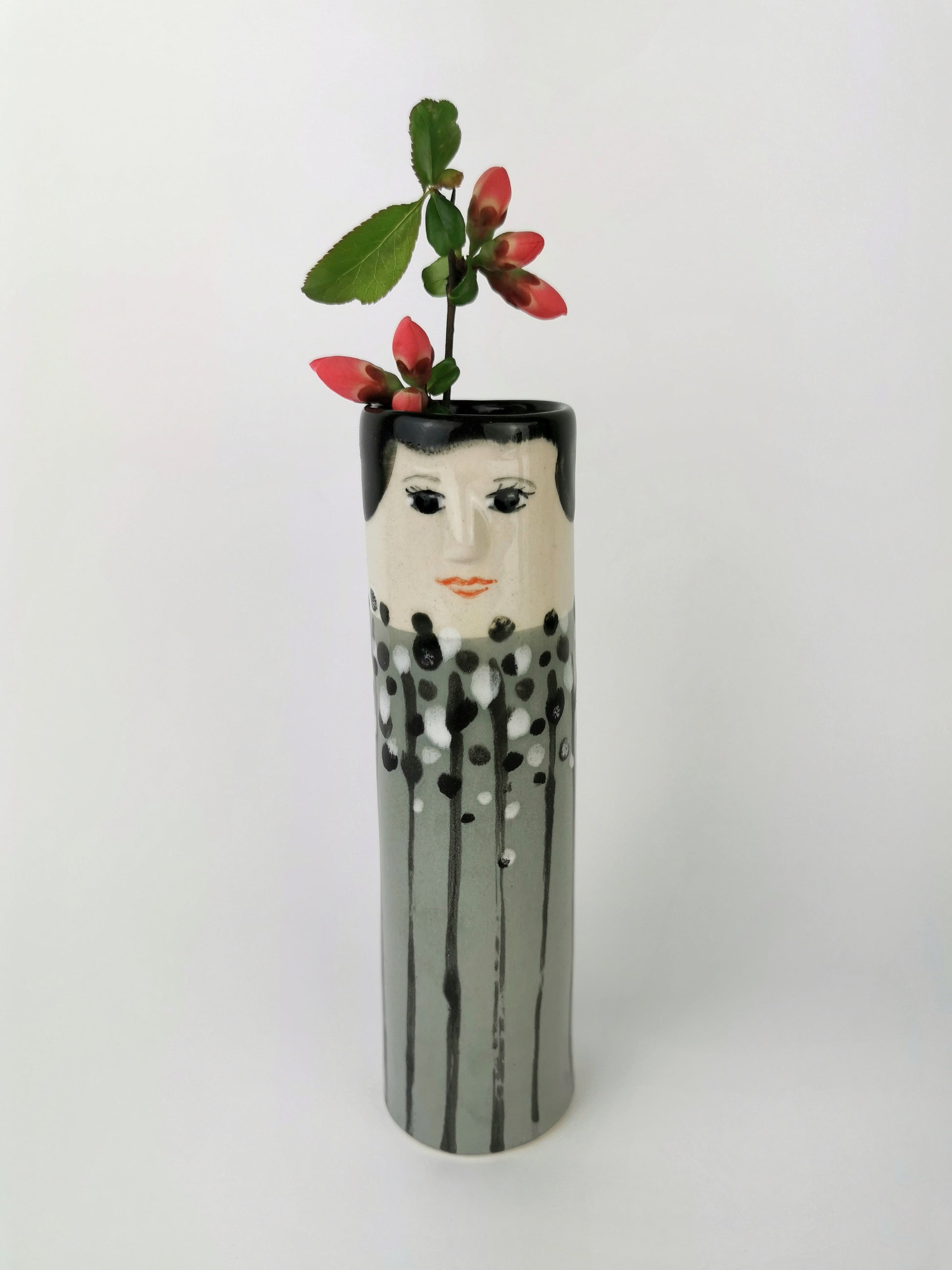 Black & White Family Bud Vases - Ceramic Connoisseur