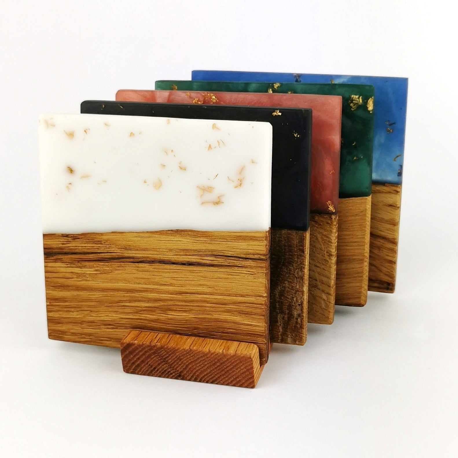 Handcrafted Wooden Drink Coasters, Handmade Epoxy Resin Art,Gift For Her  /Him