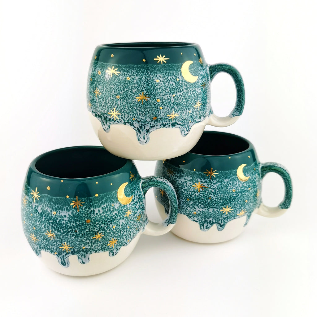 Green Barrel Mugs - Ceramic Connoisseur