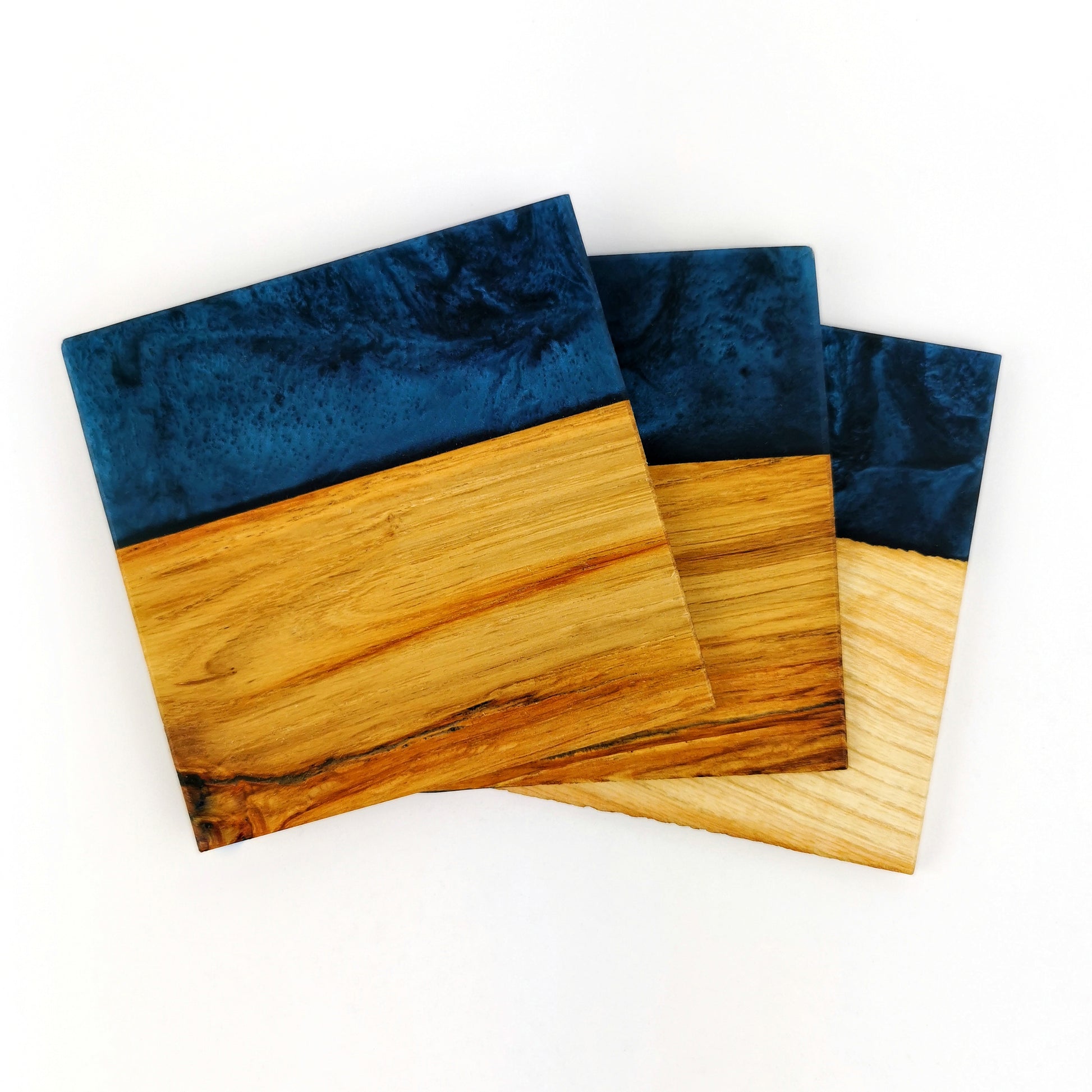 Wooden Epoxy Resin Drink Coasters - Ceramic Connoisseur