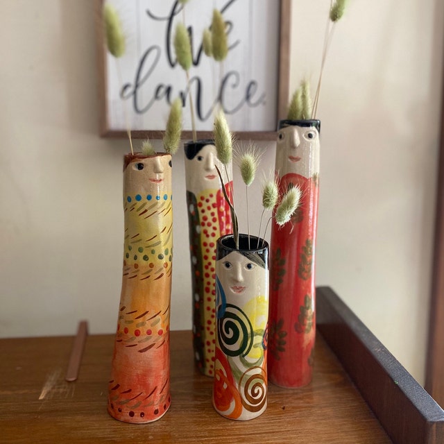 Crazy Family Bud Vases - Ceramic Connoisseur