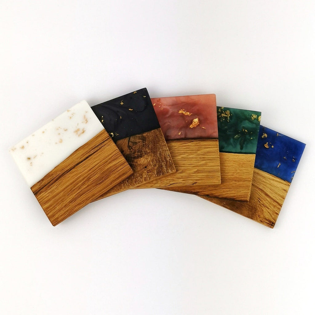 Gold Stars Belly Mugs With Coasters - Ceramic Connoisseur