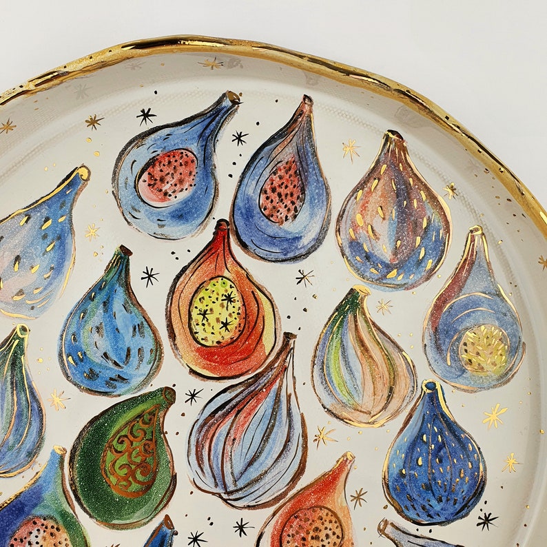 N°1 Fig Plate - Ceramic Connoisseur