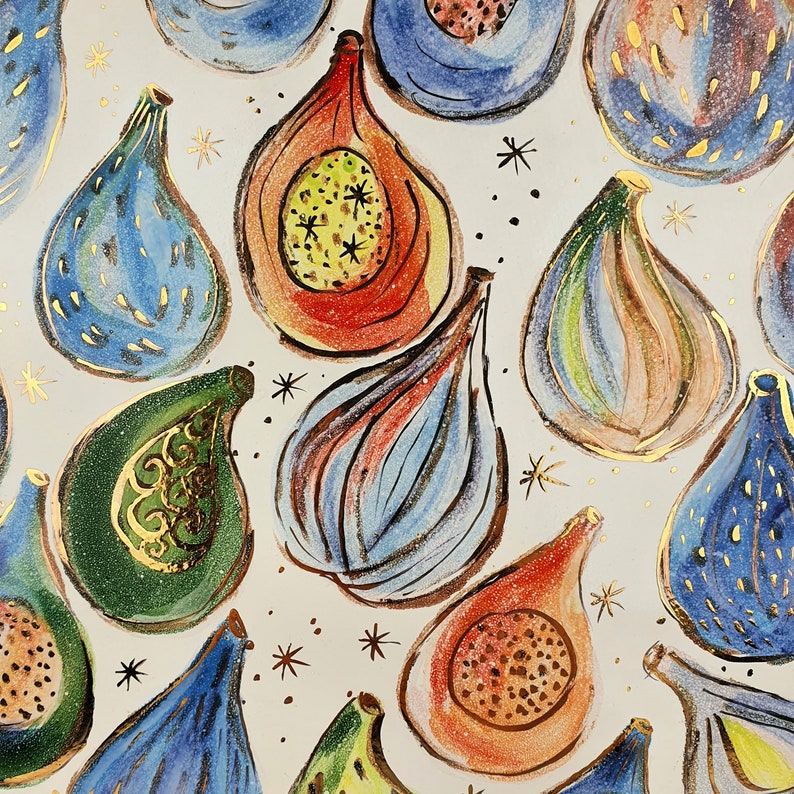 N°1 Fig Plate - Ceramic Connoisseur