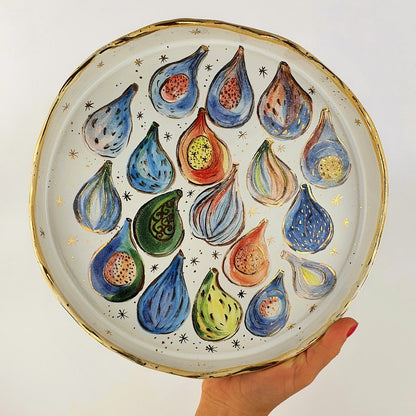 N°1 Fig Plate - Ceramic Connoisseur