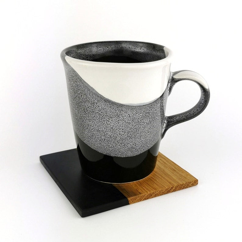 Glazed Petite Mugs With Coasters - Ceramic Connoisseur